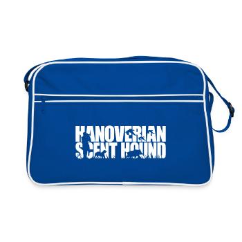 HANOVERIAN SCENT HOUND Hunting Dogs Hunting Dog Wilsigns - Retro Bag - blue/white - Front