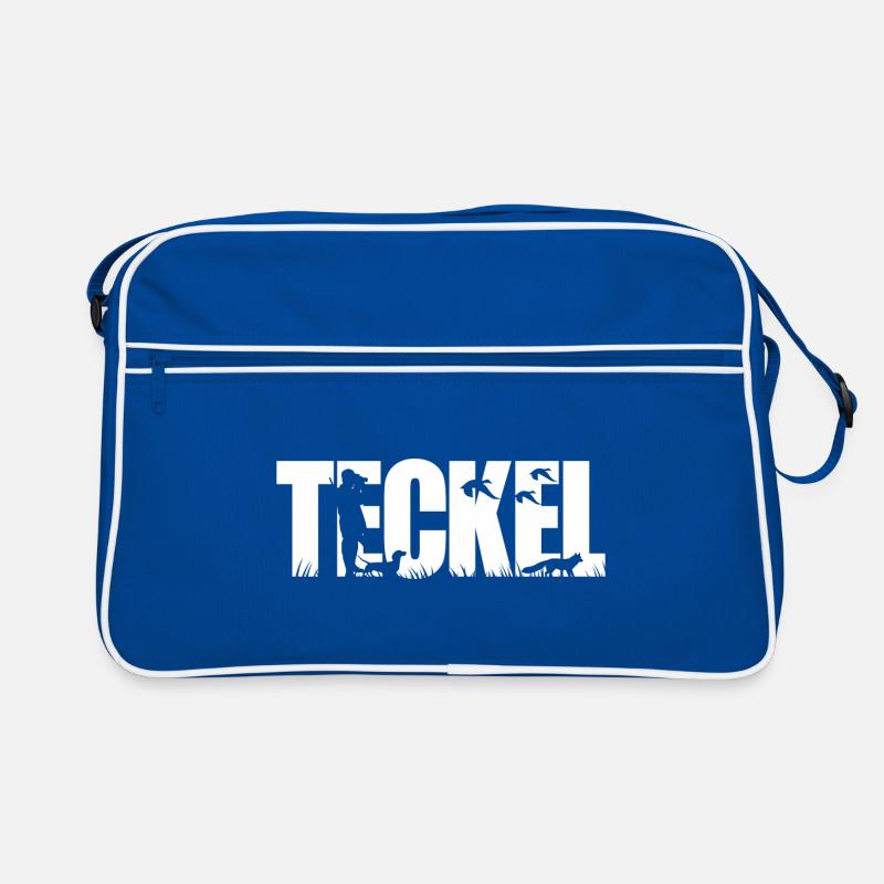 TECKEL Jagdhund Wilsigns Jagdhunde Jäger Dackel Retro Tasche