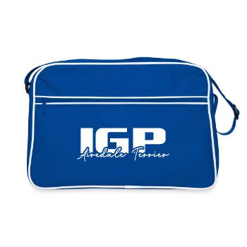 IGP AIREDALE TERRIER Chien de sport Wilsigns Chiens - Sac Retro - bleu/blanc - Devant