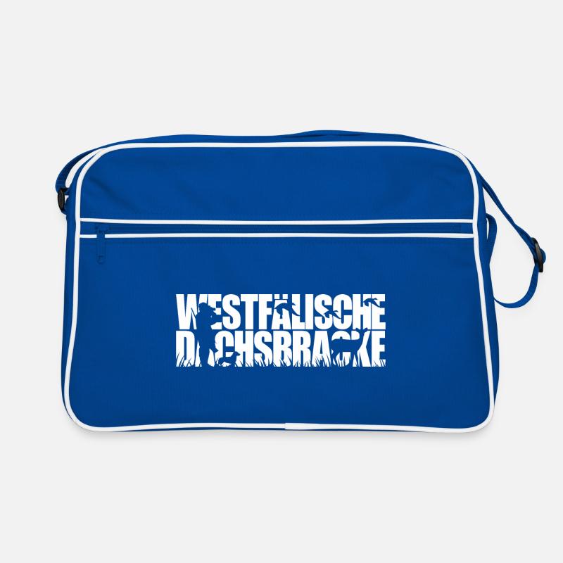 WESTFÄLISCHE DACHSBRACKE Jagdhund Hunde Wilsigns Retro Tasche