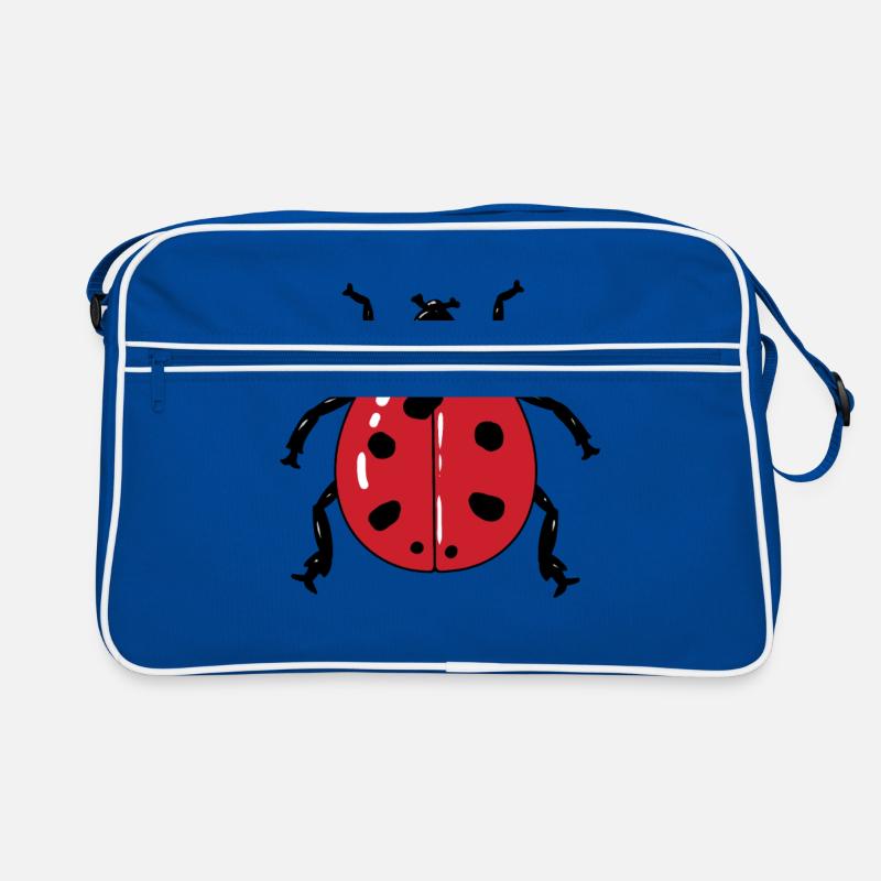 Maikäfer Marienkäfer Glücksbringer Frühling Ostern Retro Tasche