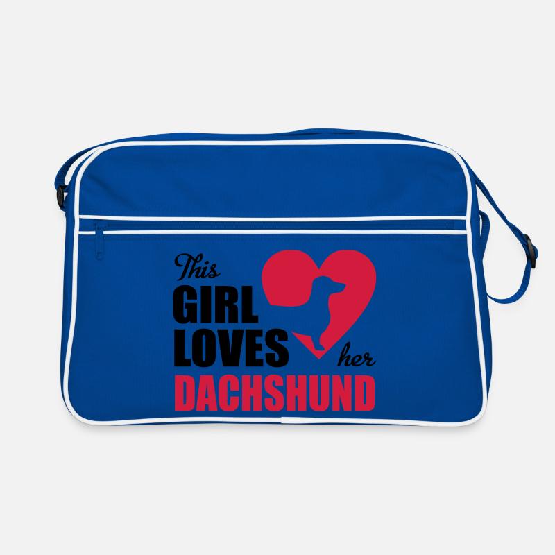 Dackel Retro Tasche