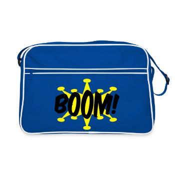 comic - Retro Bag - blue/white - Front