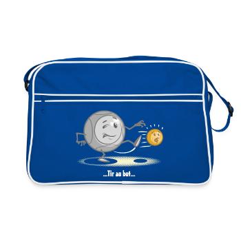 Tir au but - Sac Retro - bleu/blanc - Devant