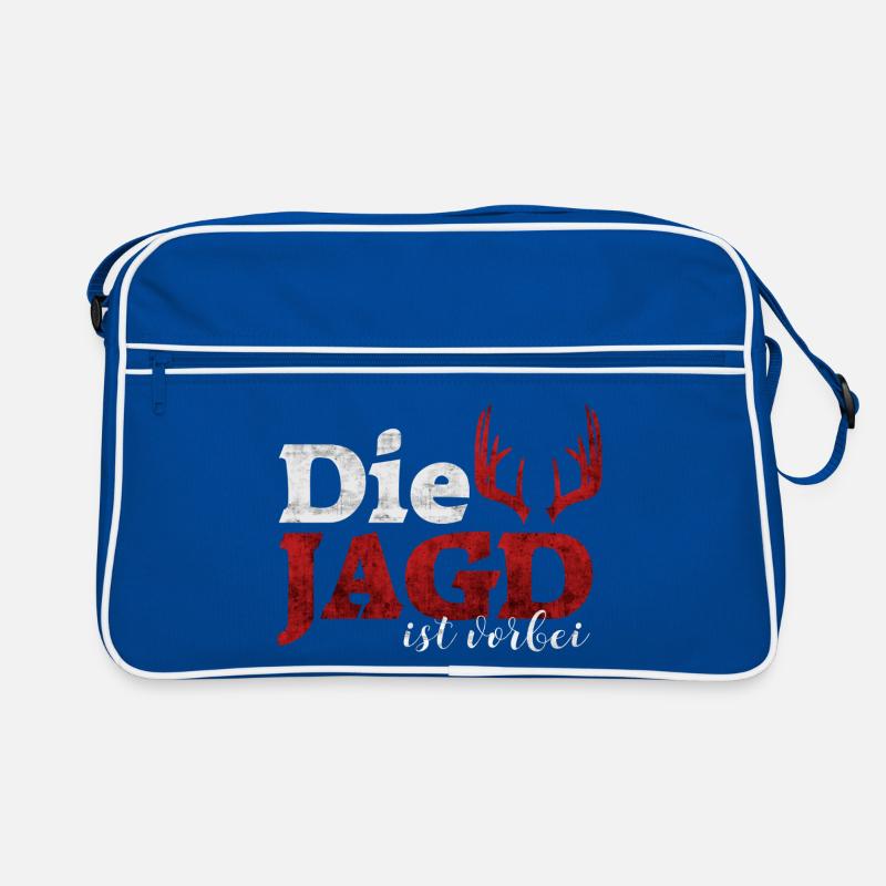 Die Jagd ist vorbei Retro Tasche