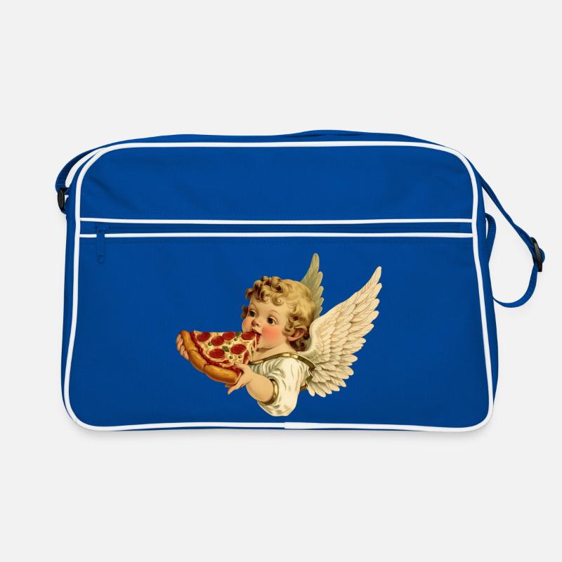 Pizza Cherub – Engelchen mit Pepperoni Retro Tasche