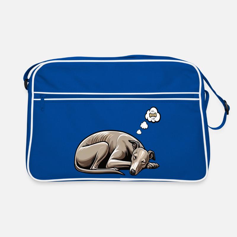 Whippet Greyhound Whippets Propriétaire de lévrier Sac Retro