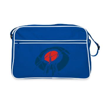 Dart - Sac Retro - bleu/blanc - Devant