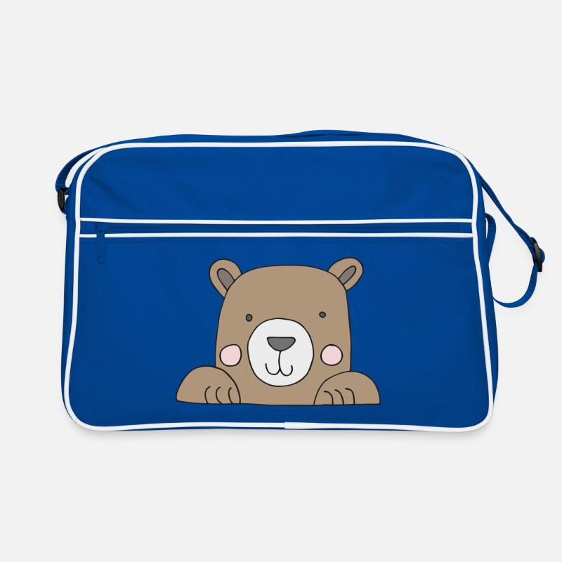 Tête d’ours mignonne Sac Retro