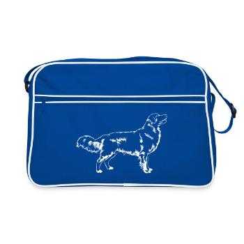 NOVA SCOTIA DUCK TOLLING RETRIEVER stand - Retro Bag - blue/white - Front