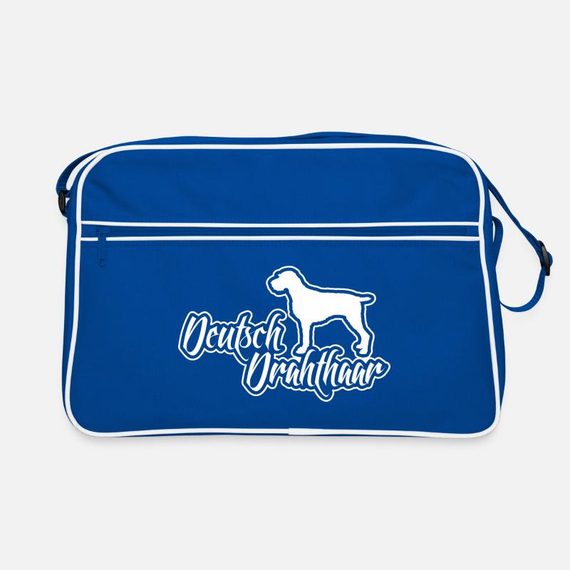 DEUTSCH DRAHTHAAR Hunderasse Jagdhunde Wilsigns Retro Tasche