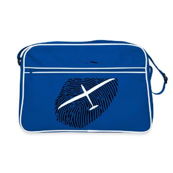 Planeur Vol à voile Planeur Planeur Planeur - Sac Retro - bleu/blanc - Devant