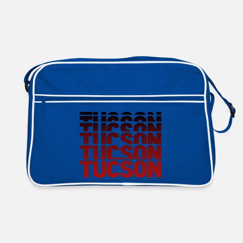 Tucson Schriftzug Gradient Poster Retro Tasche