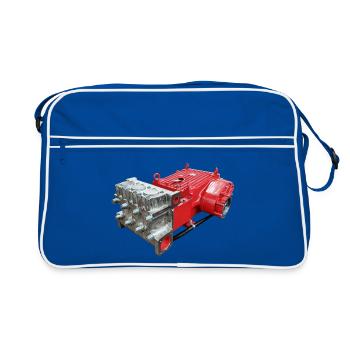 P81 - Sac Retro - bleu/blanc - Devant