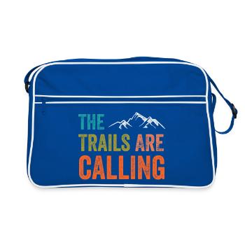 Les sentiers vous appellent - Sac Retro - bleu/blanc - Devant