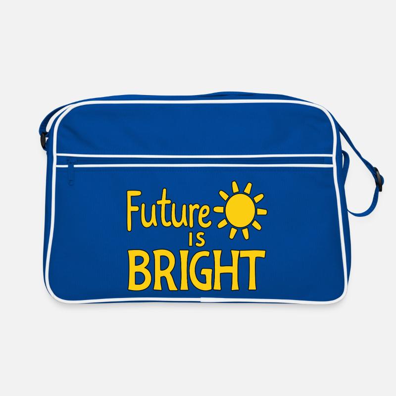 Future Is Bright - Sonne  Retro Tasche