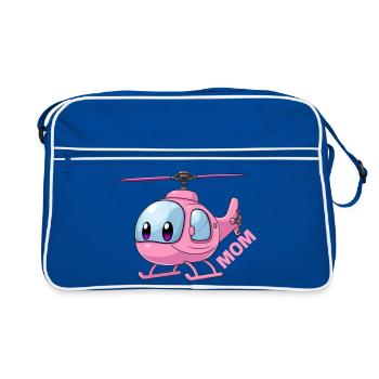 Helicopter Mother - Retro Bag - blue/white - Front