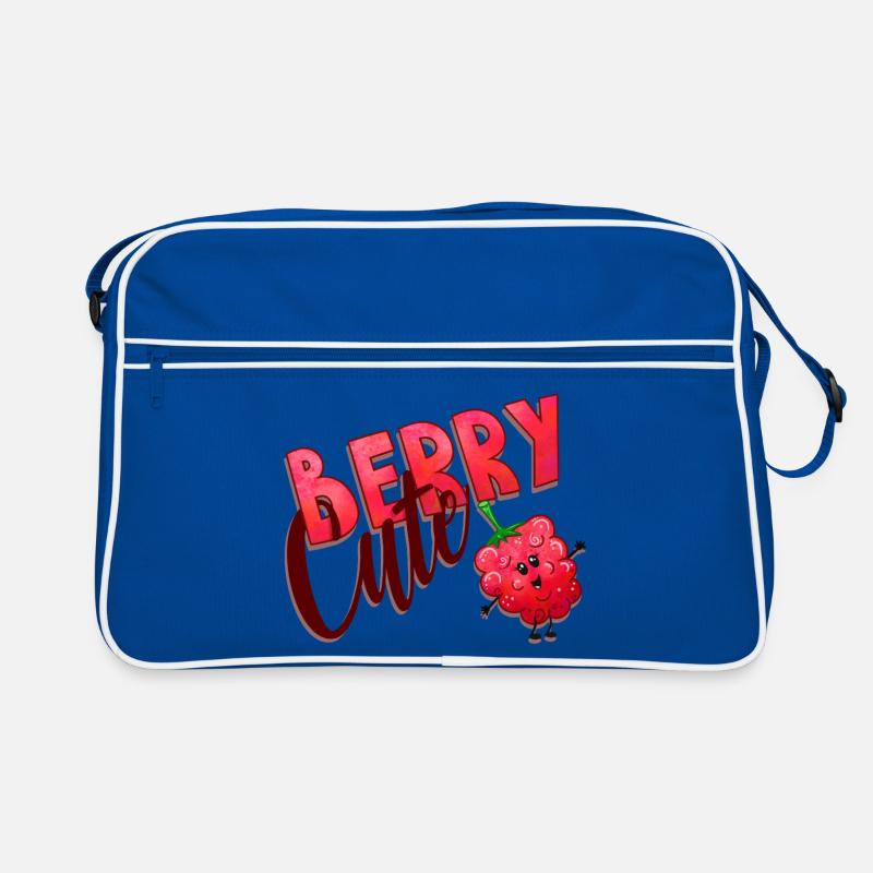 Berry Cute Raspberry Retro Bag