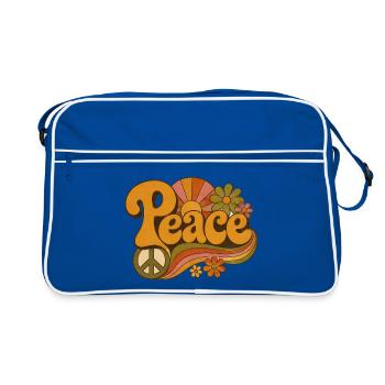 paix - Sac Retro - bleu/blanc - Devant