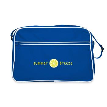 Summer Breeze - Retro Bag - blue/white - Front