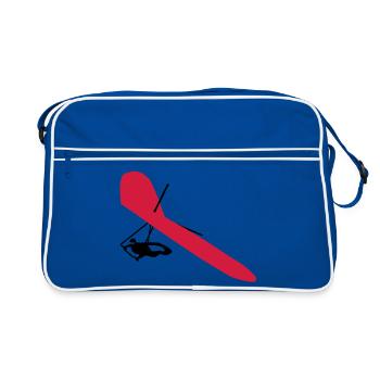 drachenflieger - Sac Retro - bleu/blanc - Devant