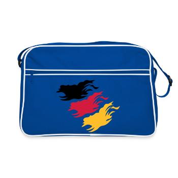 Design Germany - Retro Bag - blue/white - Front