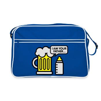 I am your father - Sac Retro - bleu/blanc - Devant