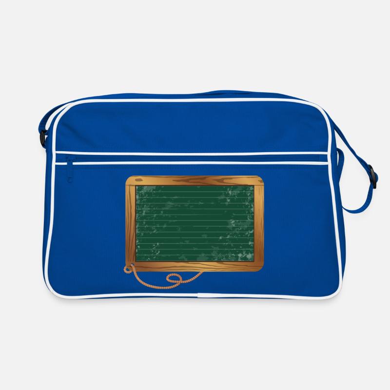 Ardoise verte vide pour son propre marquage Sac Retro