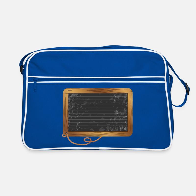 Ardoise noire vide à étiqueter Sac Retro