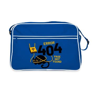 Erreur 404 Page introuvable - Sac Retro - bleu/blanc - Devant