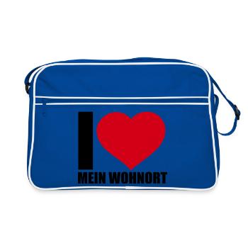 Cher lieu de résidence - Sac Retro - bleu/blanc - Devant