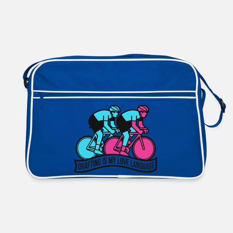 Drafting Is My Love Language Cycling Retro Bag