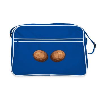 Coconut Coconut Bikini Costume Bra - Retro Bag - blue/white - Front