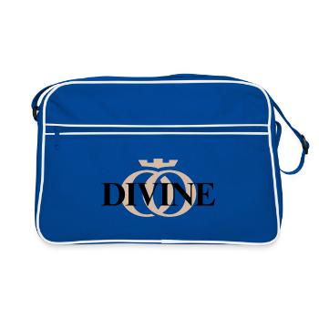 DIVINE OPPOLINE – Feminine Energy Collection - Retro Bag - blue/white - Front