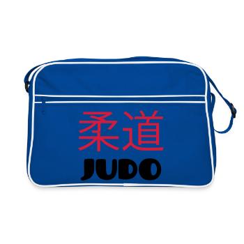 Judo - Judoka - Sac Retro - bleu/blanc - Devant