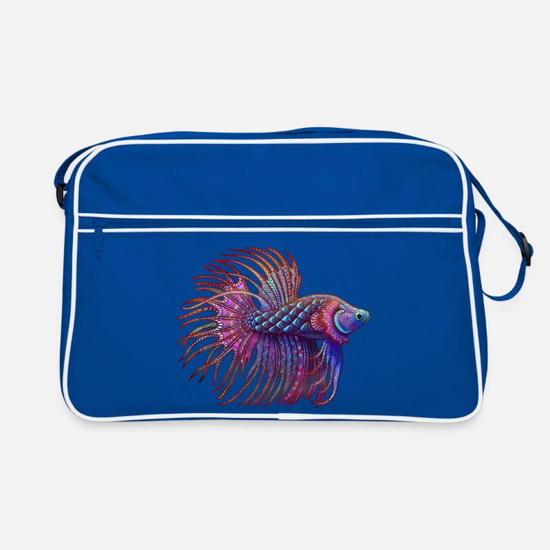 Couleur Betta Zentangle Sac Retro
