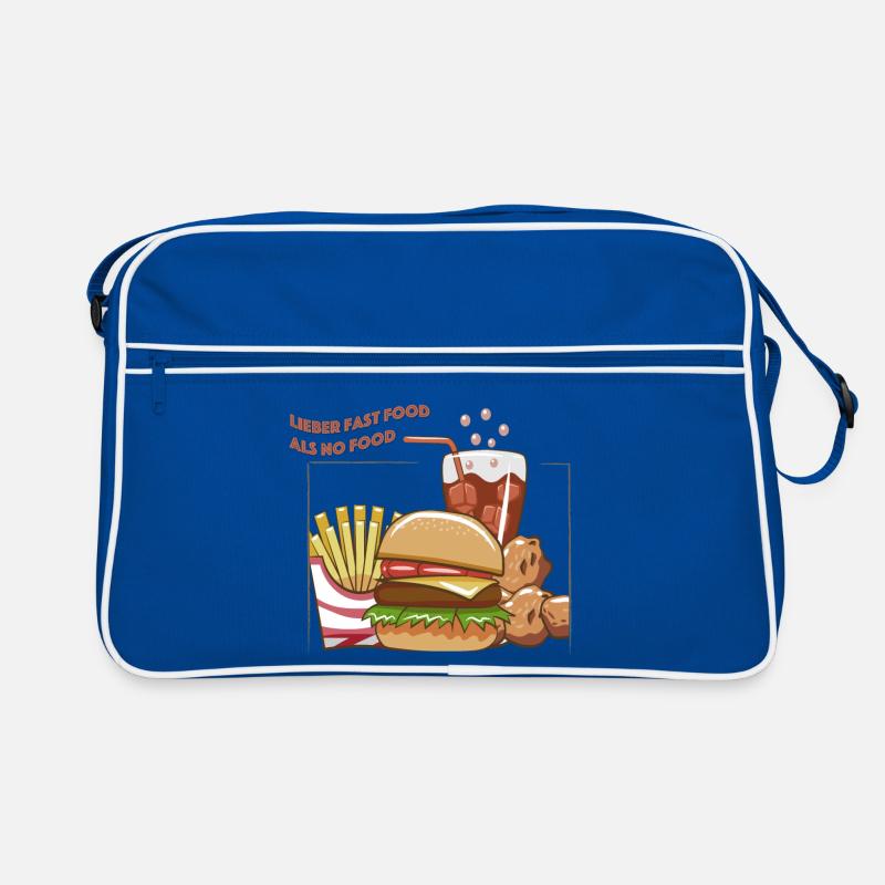 Restauration rapide plutôt que pas de nourriture Sac Retro