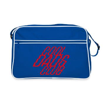 Cool Dads Club – Un look de père élégant - Sac Retro - bleu/blanc - Devant
