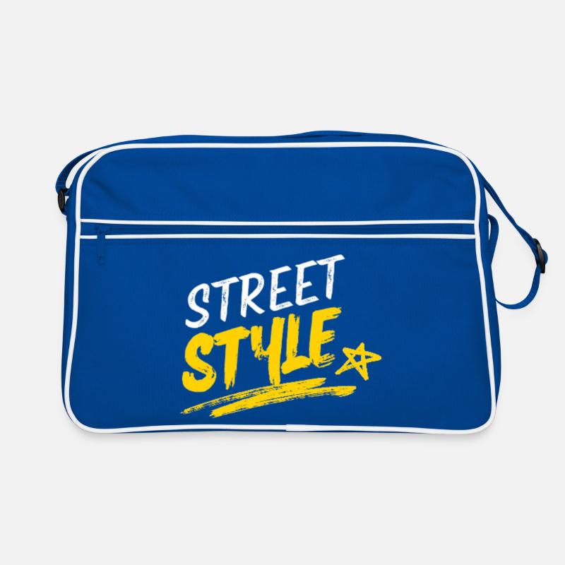 Conception typographique vibrante de style urbain Sac Retro