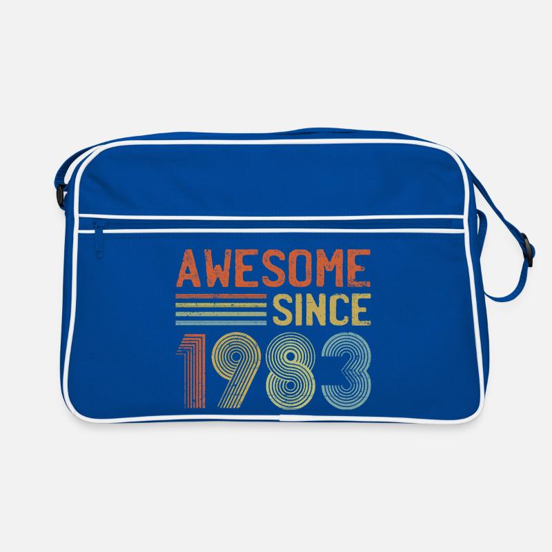 Vintage 1983 Rétro Conception de texte Sac Retro