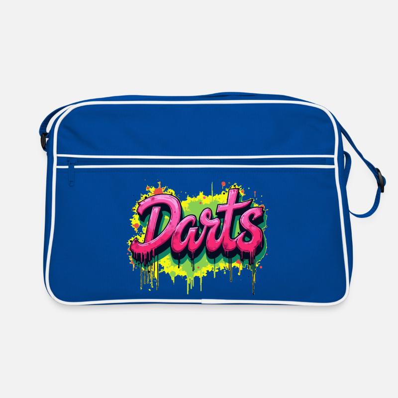 Darts, Darts, Graffiti Retro Bag
