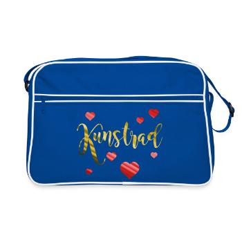 Artistic cycling, artistic cycling, indoor cycling - Retro Bag - blue/white - Front