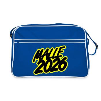 Malle 2026 - Sac Retro - bleu/blanc - Devant