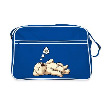 Labrador Labrador owner Labrador lover - Retro Bag - blue/white - Front