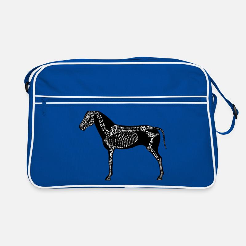 squelette cheval Sac Retro