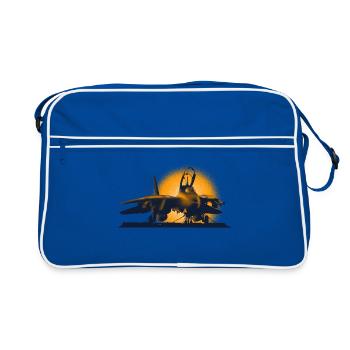 Jet F-14 Tomcat - Retro Bag - blue/white - Front