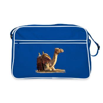 Camel - Retro Bag - blue/white - Front