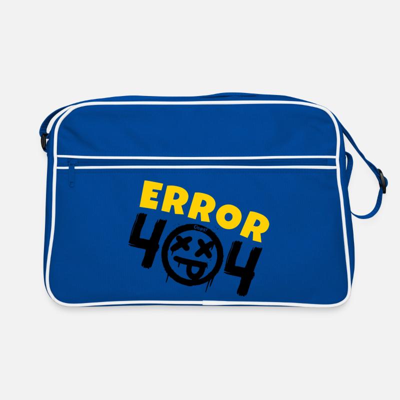 Error 404 Not Found Retro Bag