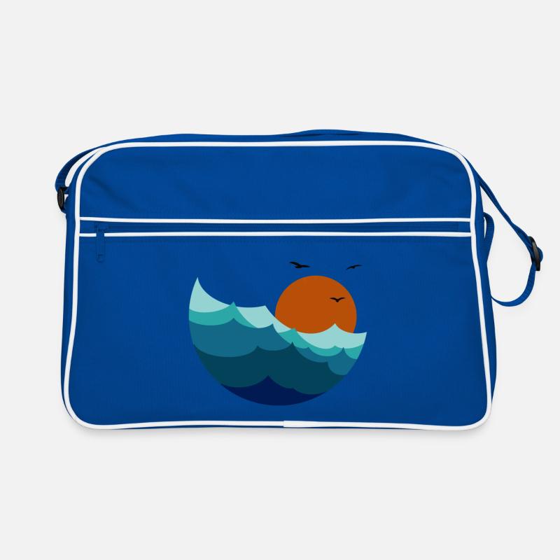Waves Sunset Retro Bag