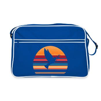 Paix pour le monde | Paix mondiale - Sac Retro - bleu/blanc - Devant
